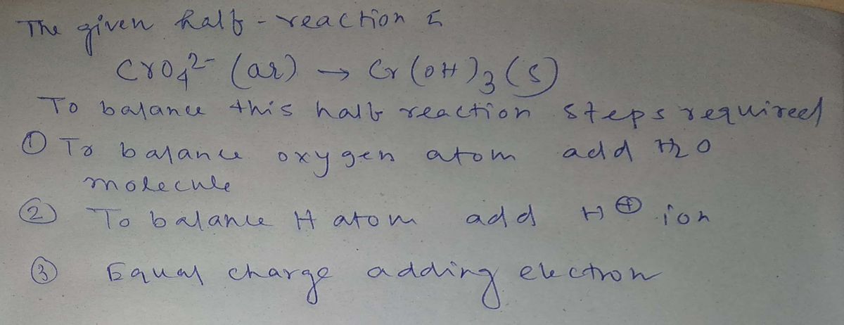 Chemistry homework question answer, step 1, image 1